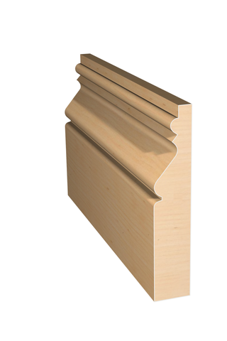 Three dimensional rendering of custom casing wood molding CAPL31217 made by Public Lumber Company in Detroit.
