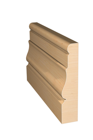 Three dimensional rendering of custom casing wood molding CAPL3122 made by Public Lumber Company in Detroit.