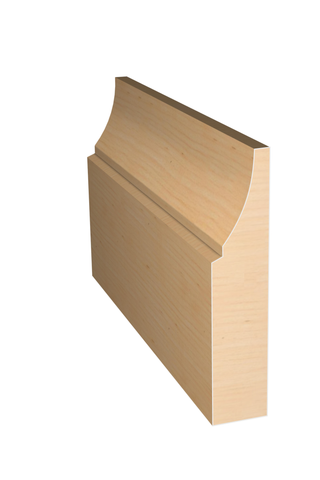 Three dimensional rendering of custom casing wood molding CAPL31222 made by Public Lumber Company in Detroit.