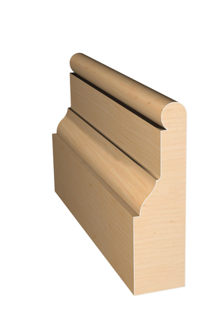 Three dimensional rendering of custom casing wood molding CAPL31234 made by Public Lumber Company in Detroit.