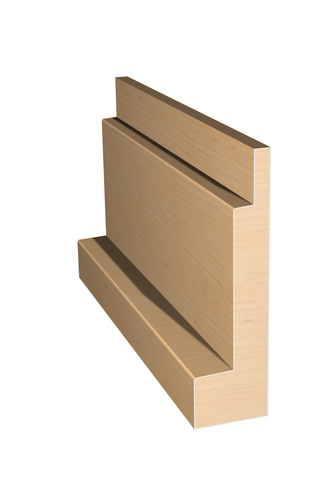 Three dimensional rendering of custom casing wood molding CAPL31254 made by Public Lumber Company in Detroit.