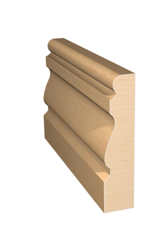 Three dimensional rendering of custom casing wood molding CAPL31263 made by Public Lumber Company in Detroit.