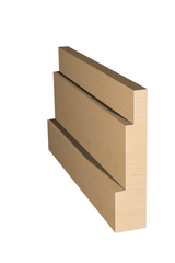 Three dimensional rendering of custom casing wood molding CAPL31416 made by Public Lumber Company in Detroit.