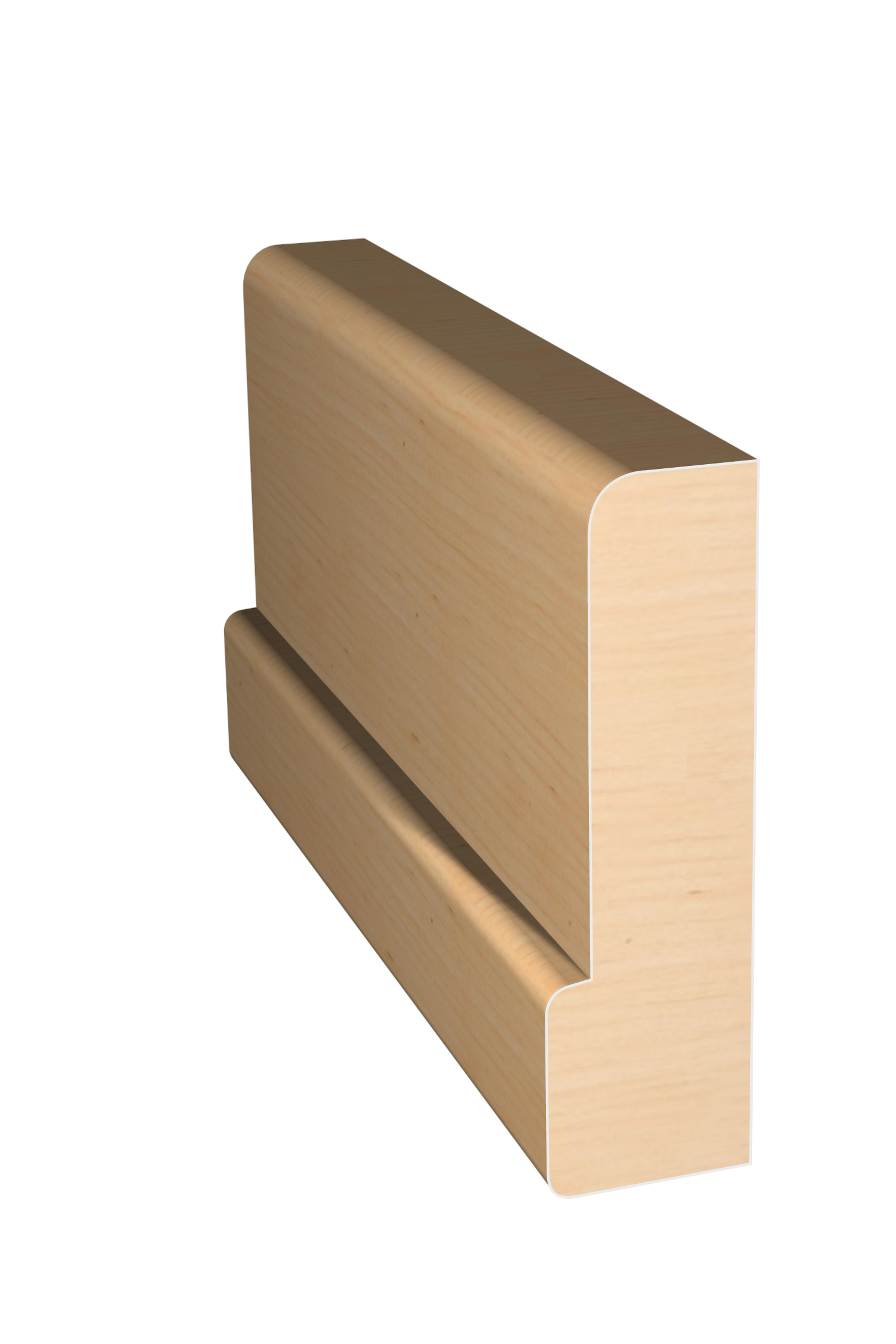 Three dimensional rendering of custom casing wood molding CAPL31432 made by Public Lumber Company in Detroit.