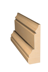 Three dimensional rendering of custom casing wood molding CAPL31437 made by Public Lumber Company in Detroit.