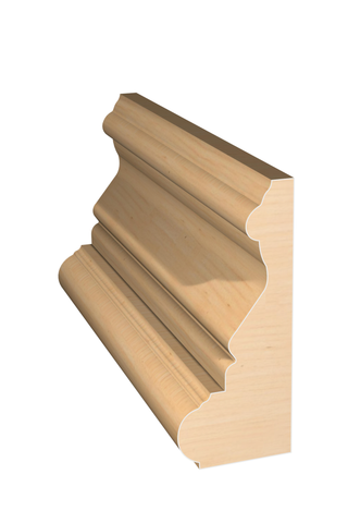 Three dimensional rendering of custom casing wood molding CAPL21439 made by Public Lumber Company in Detroit.
