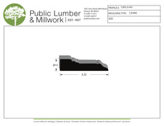 13/16"x3-1/4"  Casing CAPL31441