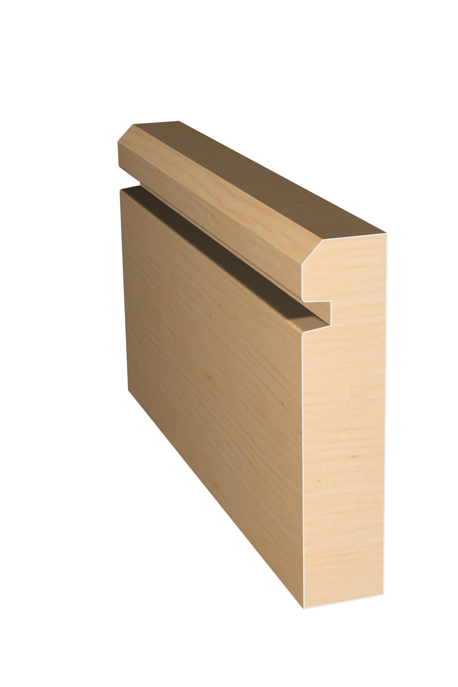 Three dimensional rendering of custom casing wood molding CAPL3146 made by Public Lumber Company in Detroit.