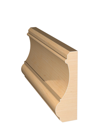 Three dimensional rendering of custom casing wood molding CAPL316 made by Public Lumber Company in Detroit.
