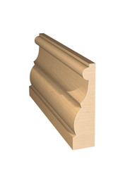 Three dimensional rendering of custom casing wood molding CAPL321 made by Public Lumber Company in Detroit.