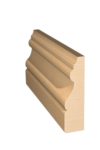 Three dimensional rendering of custom casing wood molding CAPL323 made by Public Lumber Company in Detroit.