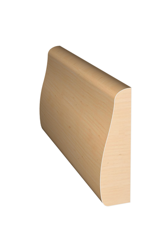 Three dimensional rendering of custom casing wood molding CAPL330 made by Public Lumber Company in Detroit.