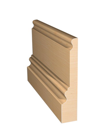 Three dimensional rendering of custom casing wood molding CAPL33413 made by Public Lumber Company in Detroit.