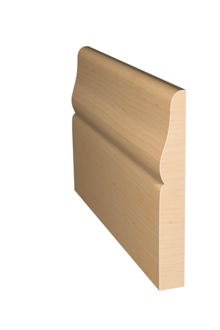 Three dimensional rendering of custom casing wood molding CAPL33414 made by Public Lumber Company in Detroit.