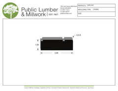 1"x3"  Casing CAPL335