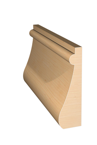 Three dimensional rendering of custom casing wood molding CAPL3385 made by Public Lumber Company in Detroit.