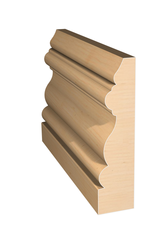 Three dimensional rendering of custom casing wood molding CAPL41 made by Public Lumber Company in Detroit.