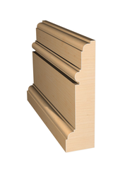Three dimensional rendering of custom casing wood molding CAPL42 made by Public Lumber Company in Detroit.