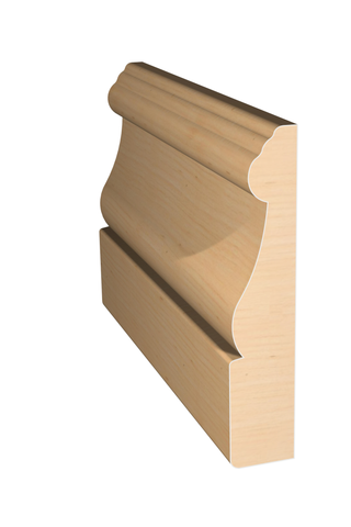 Three dimensional rendering of custom casing wood molding CAPL44 made by Public Lumber Company in Detroit.