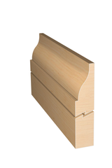 Three dimensional rendering of custom OG or ogee wood molding OGPL14 made by Public Lumber Company in Detroit.