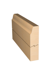 Three dimensional rendering of custom edge profile wood molding SKPL39 made by Public Lumber Company in Detroit.
