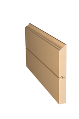 Three dimensional rendering of custom edge profile wood molding SKPL65 made by Public Lumber Company in Detroit.