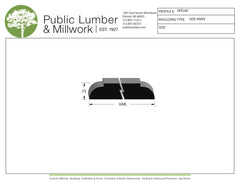 3/4" Edge Profile Moulding SKPL80