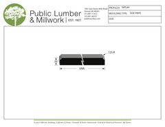 1/2" Edge Profile Moulding SKPL84