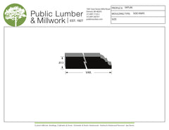 13/16" Edge Profile Moulding SKPL86