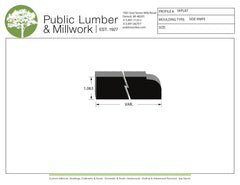 1-1/16" Edge Profile Moulding SKPL87