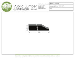 3/4" Edge Profile Moulding SKPL88