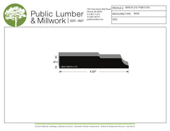 13/16"x4-1/2" Base BAPL41210