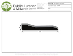 13/16"x5-1/2" Base BAPL51225