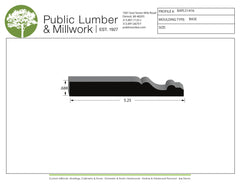 11/16"x5-1/4" Base BAPL51416