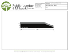 3/4"x5-1/4" Base BAPL51417