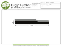 11/16"x6" Base BAPL611