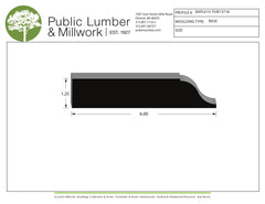 1-1/4"x6" Base BAPL614