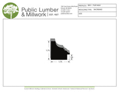 1-3/4"x1-3/4" Backband BBPL31