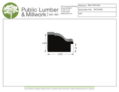 1-5/8"x2-3/8" Backband BBPL42