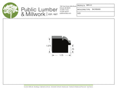 1-3/8"x1-3/4" Backband BBPL53