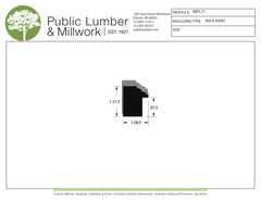 1-5/16"x1-1/16" Backband BBPL77