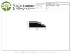 3/4"x2-1/2"  Casing CAPL21226