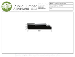 3/4"x3-1/2"  Casing CAPL31219