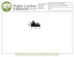 11/16"x1-3/8" Applied Moulding PMPL1381