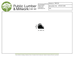 9/16"x7/8" Applied Moulding PMPL782