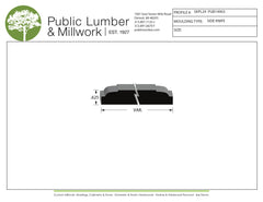 5/8" Edge Profile Moulding SKPL29