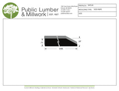 3/4" Edge Profile Moulding SKPL40