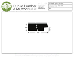 1" Edge Profile Moulding SKPL54