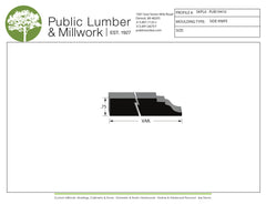 3/4" Edge Profile Moulding SKPL6