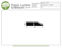 9/16" Edge Profile Moulding SKPL78